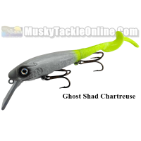 Chubby Musky Bucktail (Chartreuse) Muskie Pike Double 9 Inline Spinner  Musky Lures Baits Tackle