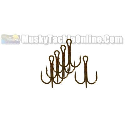 Musky Innovations Plasma Point Treble Hook - 5 Pack