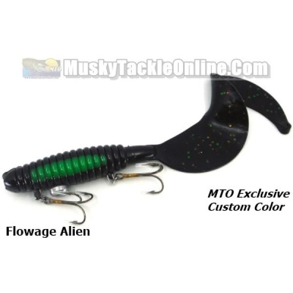 Whale Tail Plastics 11 Whale Tail - Musky Tackle Online